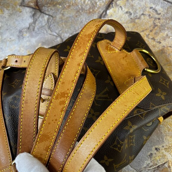 Louis Vuitton Montsouris MM Monogram Canvas Backpack Brown M51137 - Picture 8 of 14